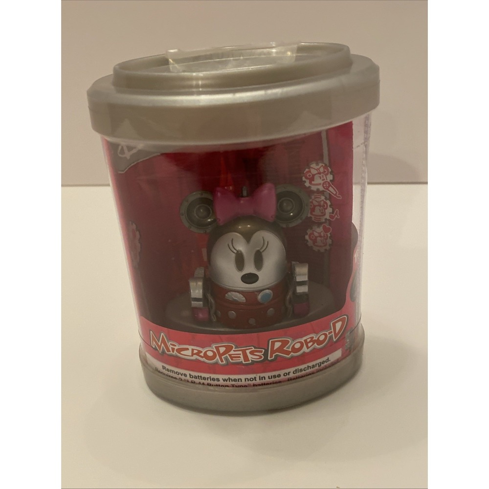 Disney Minnie Mouse Micropets Robo-D Tomy Y2K Toys Rare New‎ inbox Theme Park Ed